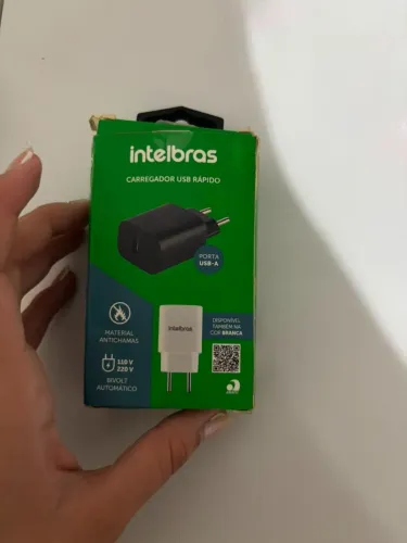 Novo - Nunca Usado - Carregador USB Rápido Intelbras 12W Original