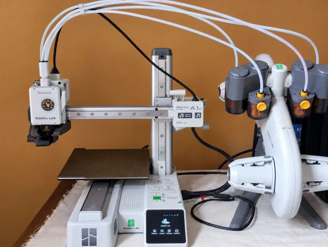 ? Bambu Lab A1 Mini Combo + AMS Lite + Kit para Impressão 3D