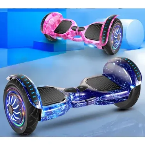 Hoverboard Infantil 6.5" - Skate Elétrico com LED Inteligente Bluetooth e Bateria Forte