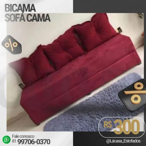 Sofá cama - ( três em um )