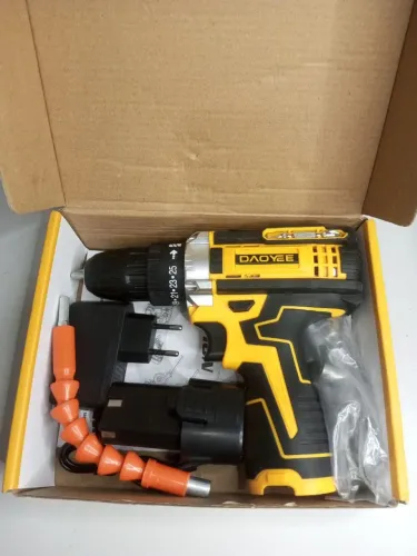 KIT PARAFUSADEIRA DAOYEE 12V 220V ACOMPANHA BROCAS, BITS, SOQUETES!