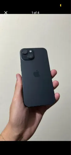 Iphone 15 preto 128gb 88% de saúde 
