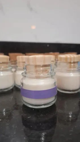Vela Aromatica Cera de Coco Artesanal