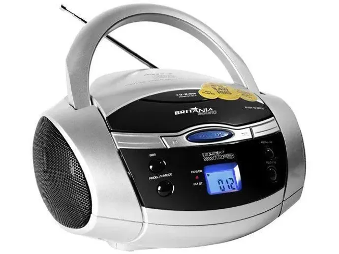Som toca Cd mp3 ,rádio am/FM Britânia como novo ( aceito cartao )