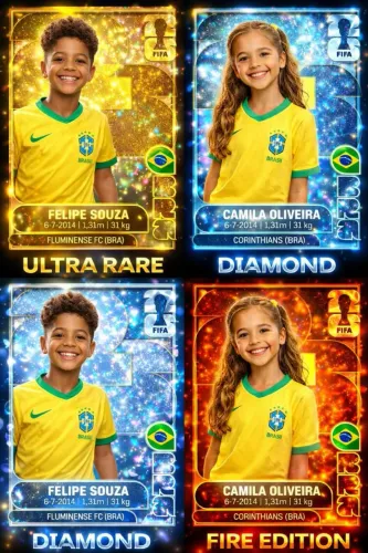 Figurinha Legend da Copa personalizada