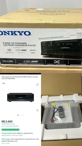 Cd player ONKYO DX-C390 Novo