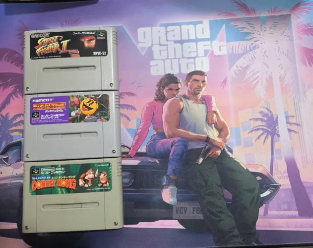 Jogos super nes e Famicom