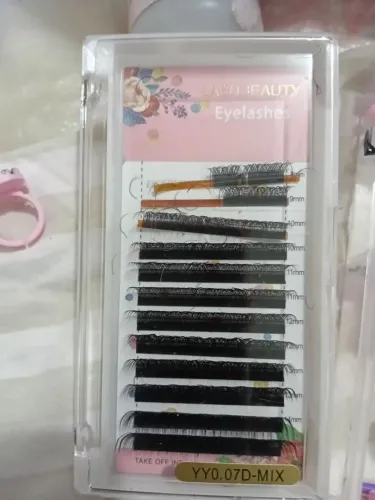 Vendo esse cilios fio a fio.