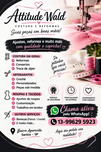 Costureira - Ajustes, reformas e muito mais