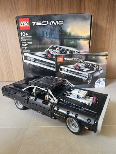 LEGO Technic 42111 Dodge Charger Velozes e Furiosos COMPLETO + Caixa + Manual - Impecável