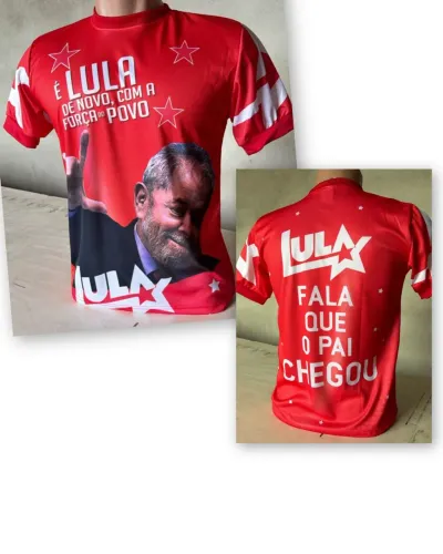 Linda Camisa candidato a presidente Lula