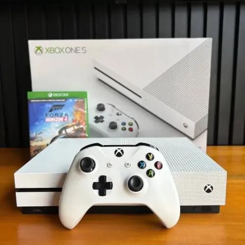Xbox One S 1TB Seminovo Com Garantia Controle Original e Jogo