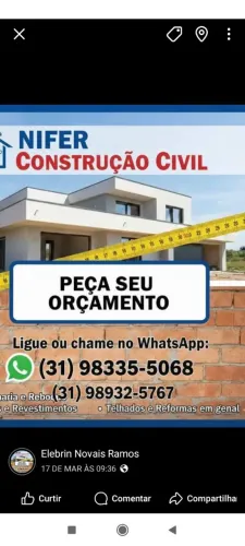 Pedreiro início ao fim ou só reformas revestimento alvenaria reboco espalas * He