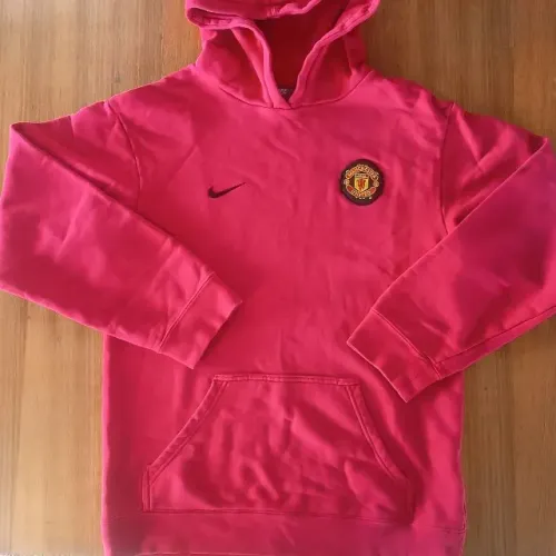blusa original 2009 moletom manchester united nike vermelha tamanho p hoodie