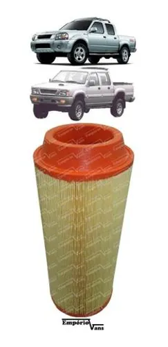 Filtro Ar Cilindrico L200 4x4 2001 Diante Frontier 2.8 2002