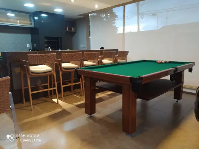 Mesa de Bilhar Tecido Verde Modelo LFS6533