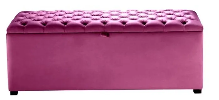 Recamier King Corino Rosa Dubai Até 12x