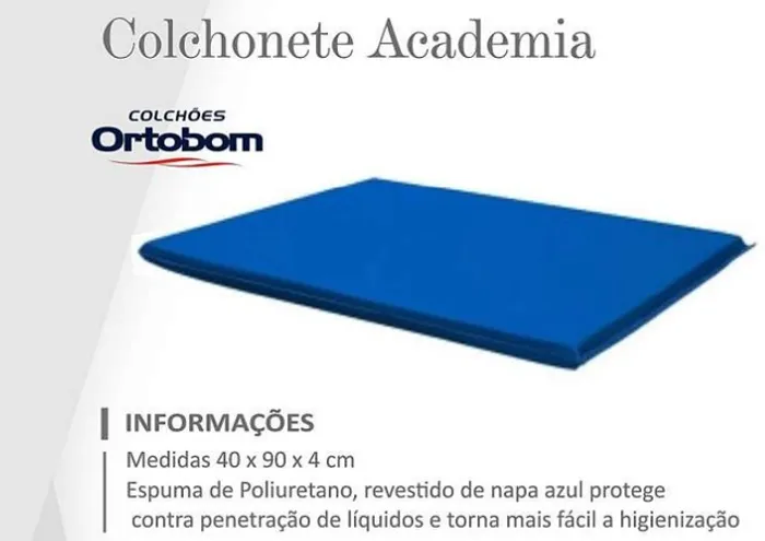 Sala escritório academia colchão Ortobom colchonete academia 