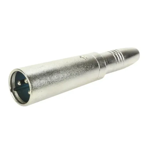 Conector Plug Adaptador Xlr Macho para P10 Fêmea Mono