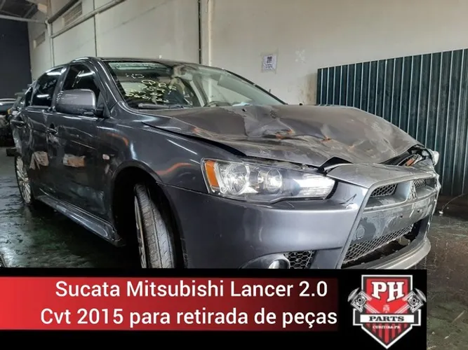 Sucata Mitsubishi Lancer 2.0 Cvt 2015 para retirada de peças 