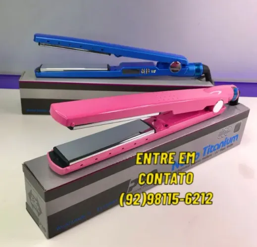 Chapinha Prancha Titanium 450°F-Entregas 9h as 22h