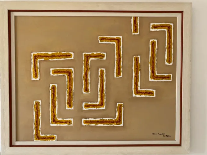 Quadro em Óleo sobre Tela - 83cm de altura por 113 de largura
