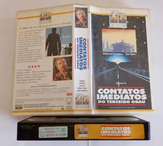 VHS Legendado Contatos Imediatos Do 3º Grau Cine Collection (Usado)