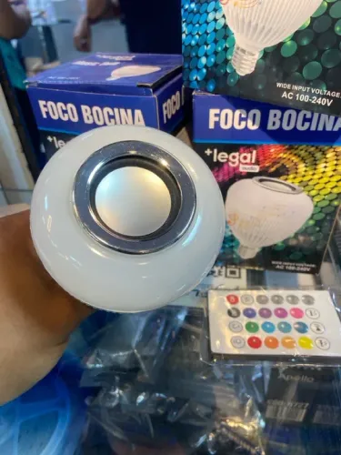 Lâmpada bluetooth Som bocal E-27 