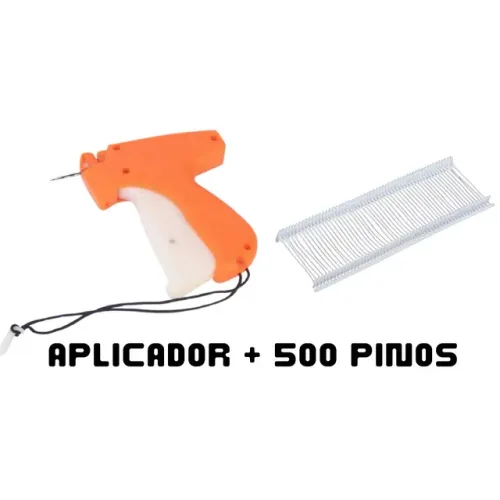 Kit Aplicador de Etiquetas / Tag + 500 Pinos Plástico