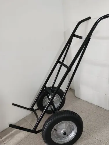 carrinho para 3 cilindros de gás