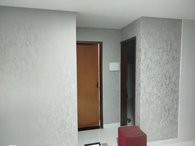 Aplicação papel de parede 