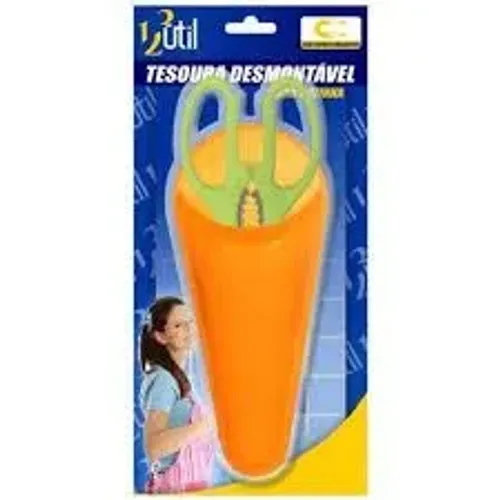 Tesoura P/ Cozinha Desmontável C/ Suporte Magnético 22x8cm