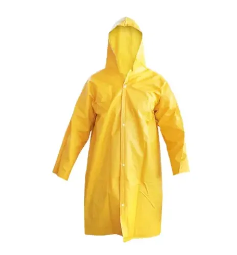 Capa de Chuva Pvc Forrada Standard Amarela - Brascamp