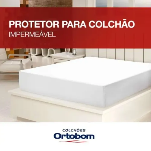 Capa impermeavel para colchão Todos os tamanhos disponiveis/Ortobom