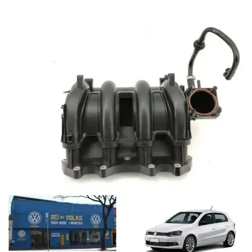 Coletor admissão Gol G6 1.6 8V EA11 2013, 2014, 2015, 2016