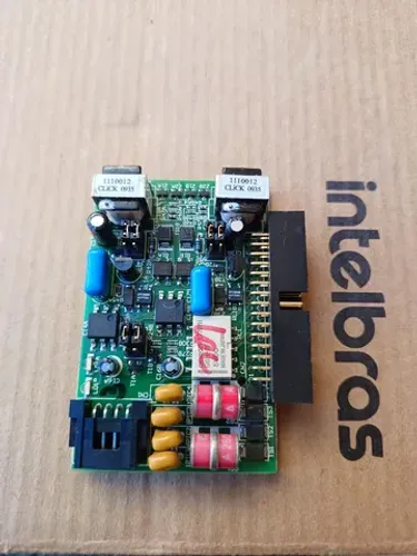 Placa de tronco analógicos da intelbras impacta 