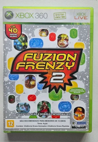 Jogo FuZion Frenzy 2 Xbox 360 original fisico