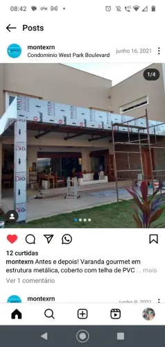 Varanda gourmet em ACM 