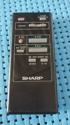 Controle remoto vídeo cassete