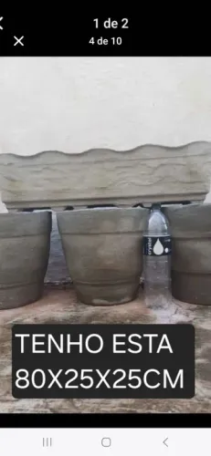 Vasos de Planta ou floreira concreto novo retirar Ribeirão Preto SP 