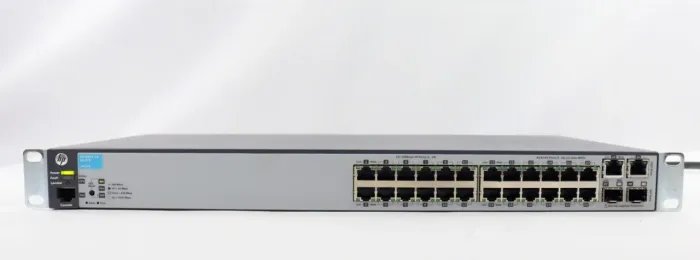 Switch HP 2620 24 Portas 10/100 PoE 2 portas de fibra, Gerenciável, Empilhável