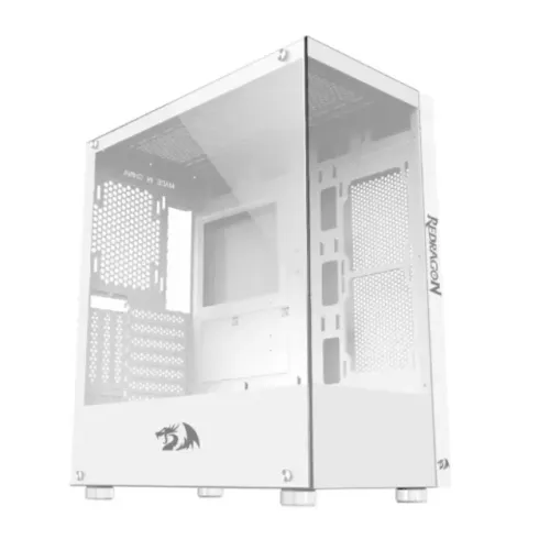 Gabinete Gamer Redragon Reflect White *Sem Fan Led* - ATX, Micro-ATX e Mini-ITX - WZetta