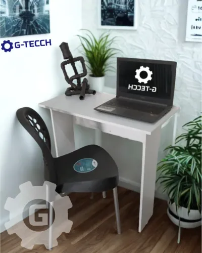 Mesa de Estudo NOVA Multiuso para Notebook Escrivaninha Computador Home Office Birô Branca