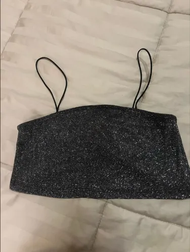 Top cropped lurex PP