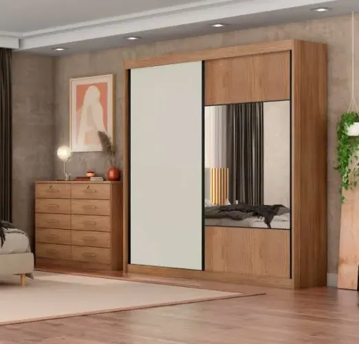 Guarda - roupa versatto 2 pts 8 gav c/2 esp- 208-FRETE GRATIS / ENTREGA HOJE!!