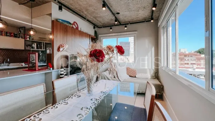 Apartamento 1 quarto mobiliado, com 1 vaga, Bairro Cristo Redentor Porto Alegre - RS
