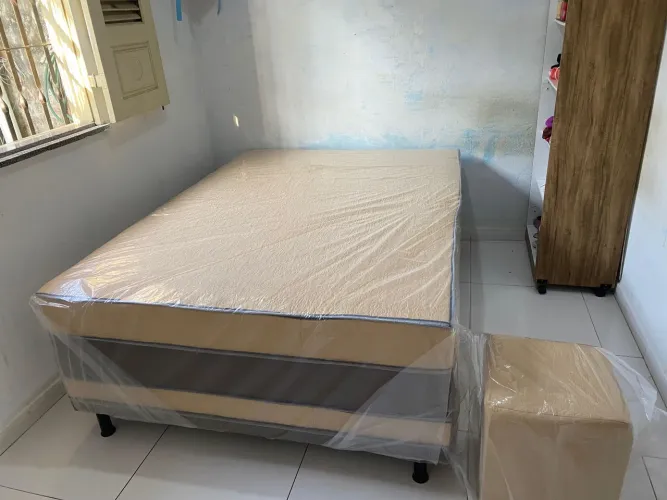 Cama box molas bonnel - Novas