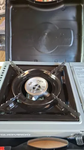 Fogareiro portátil a gás 