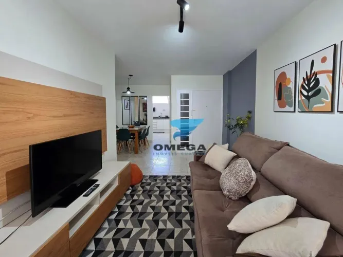 Apartamento à venda na Praia das Pitangueiras no Guarujá I Omega Imoveis