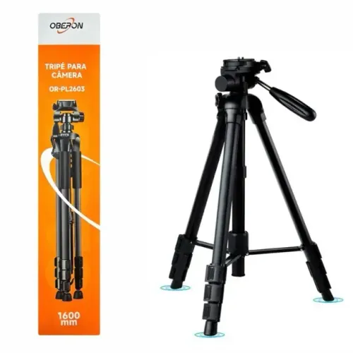 Lacrado Tripé para câmera OBERON OR-PL2603
